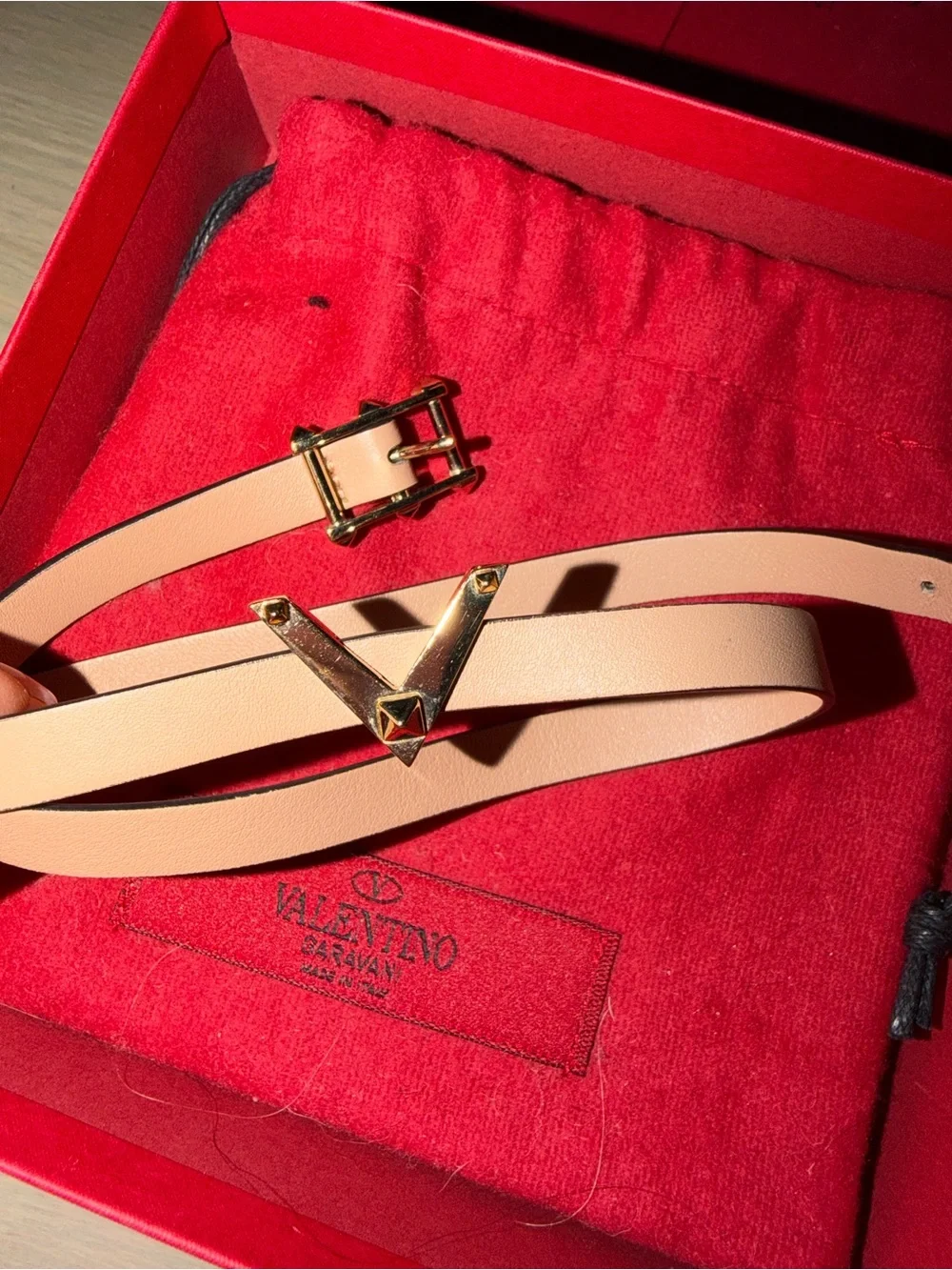 Valentino authentic tan